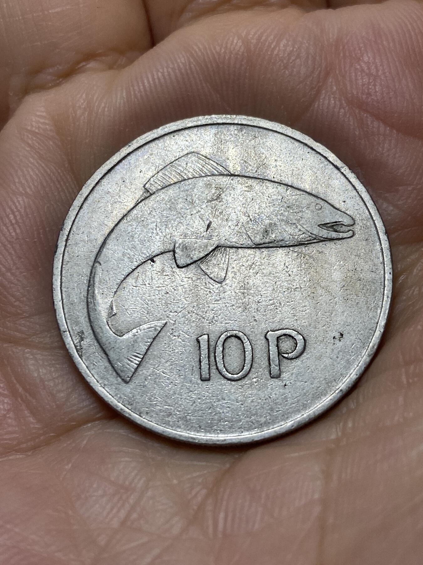 2025年第一百零五场(总第一百三十一场）外国好品散币(免佣金) 爱尔兰🇮🇪1969年10便士(共和国时期第二套第一版，首发年)