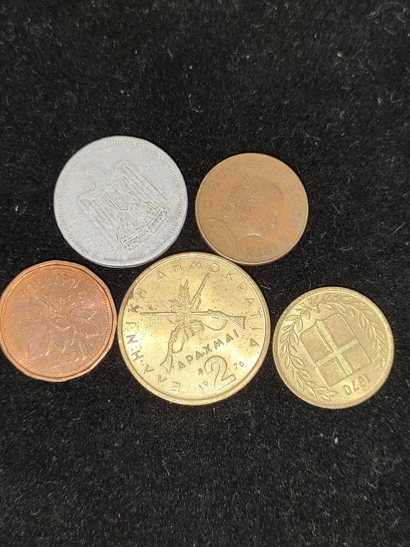 猩哥外币小铺➨【第194场】 硬币5个