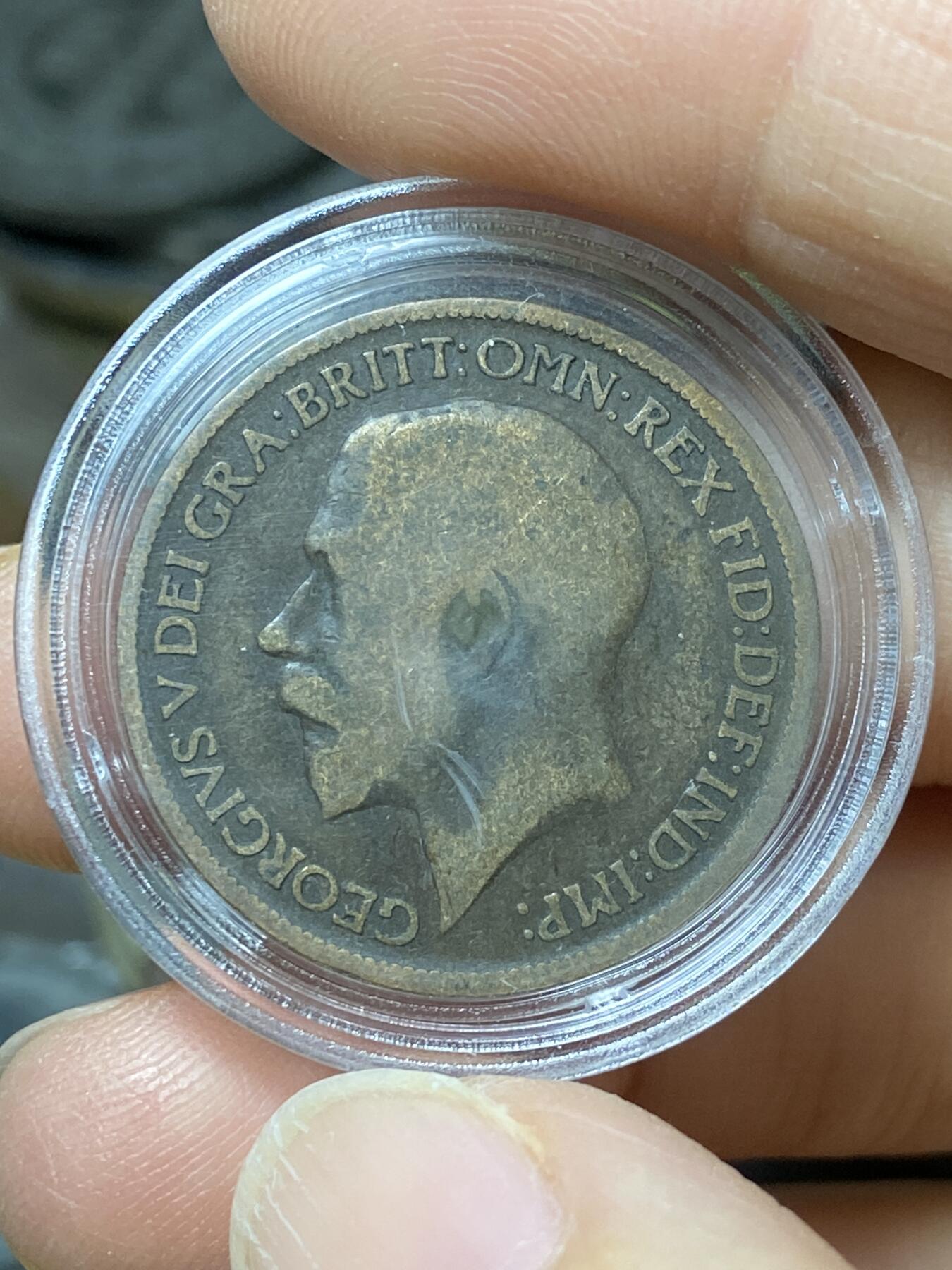 2025年第一百零六场(总第一百三十二场）外国好品散币(免佣金) 英国🇬🇧1917年半便士(乔治五世第一版)