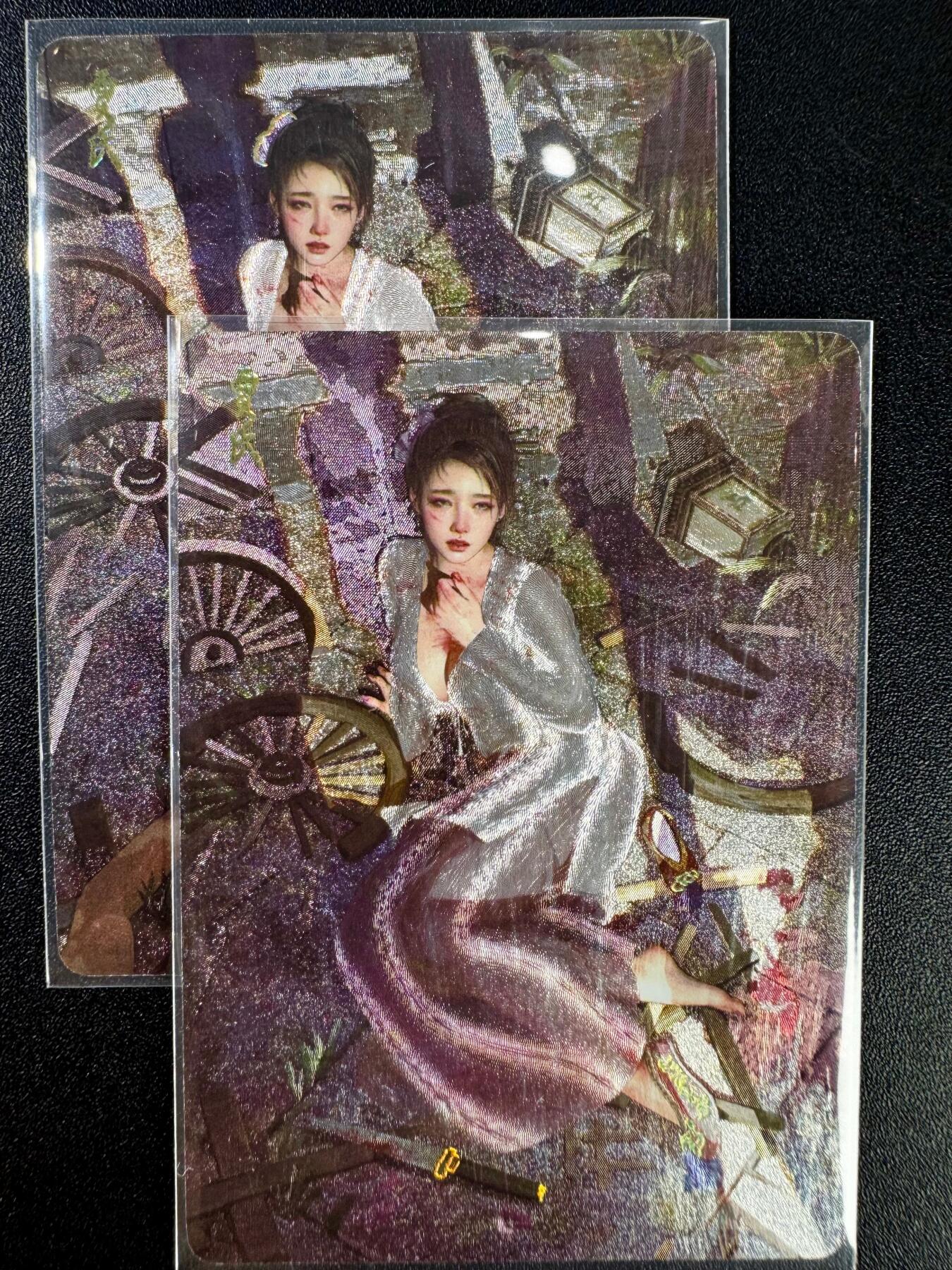 NO.12 好又多金牌大场，金戈铁马+美女如云，每周一站式配齐，方便凑单！（周6晚6点半截拍，卖家送拍0抽成！） （人间传第15弹①）燎原妖姬传 刷子 贾氏 双服饰一对 幻彩折光