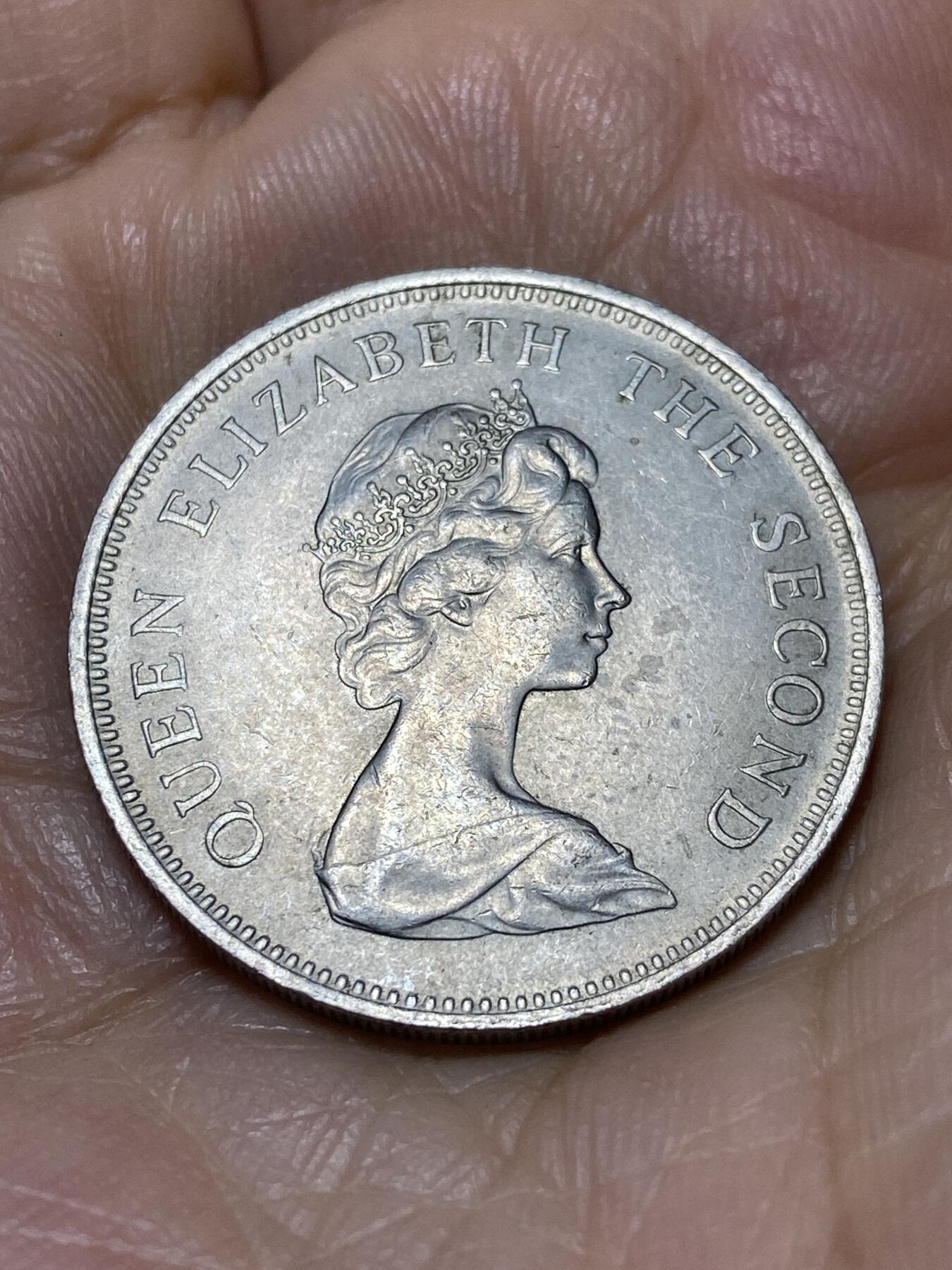 2025年第一百零五场(总第一百三十一场）外国好品散币(免佣金) 英属泽西岛🇯🇪1968年10新便士(伊丽莎白二世中年花冠，十进制第一版首发年仅发行3年)