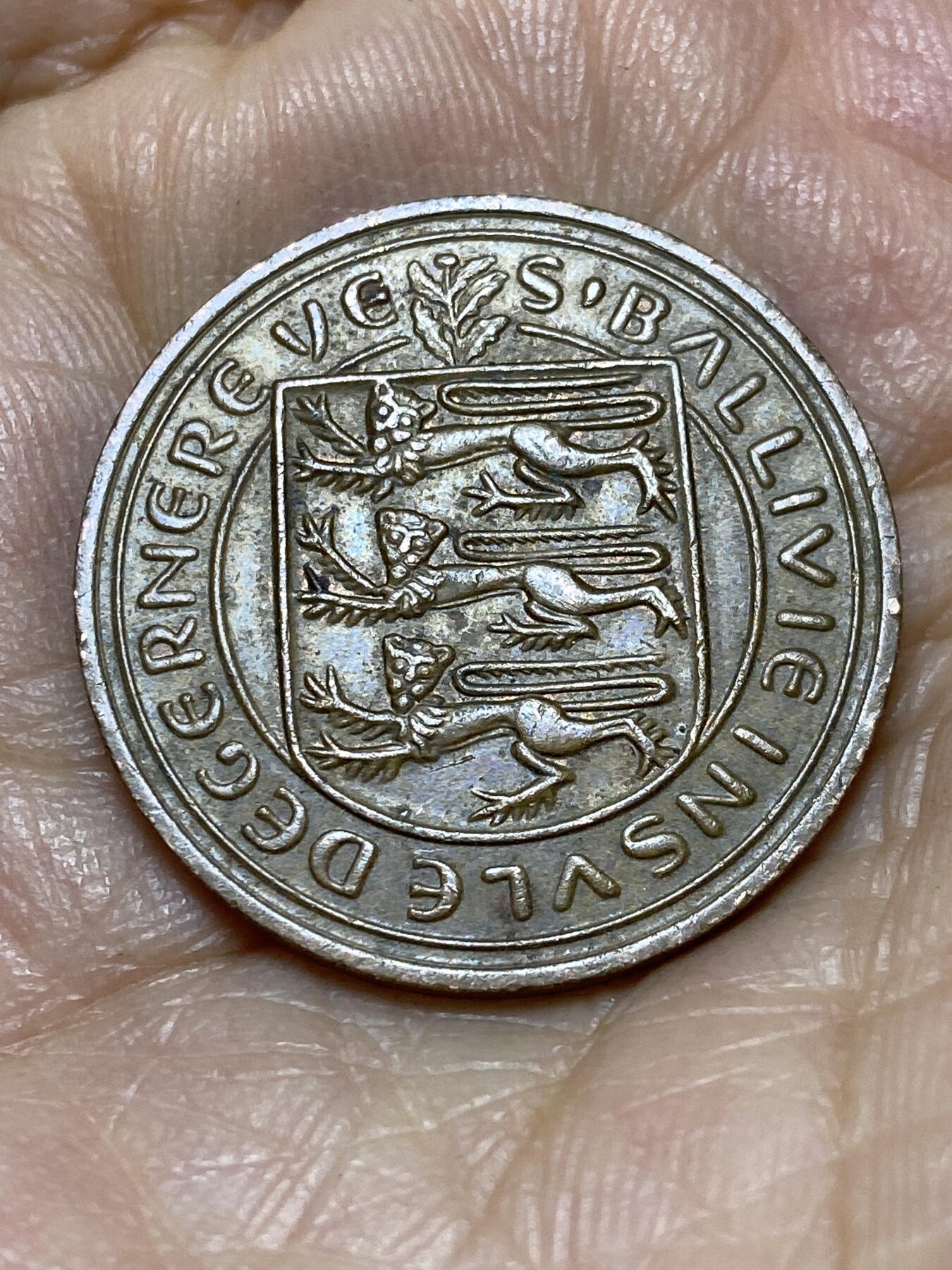 2025年第一百零五场(总第一百三十一场）外国好品散币(免佣金) 英属根西岛🇬🇬1971单年份2新便士(十进制第一版)