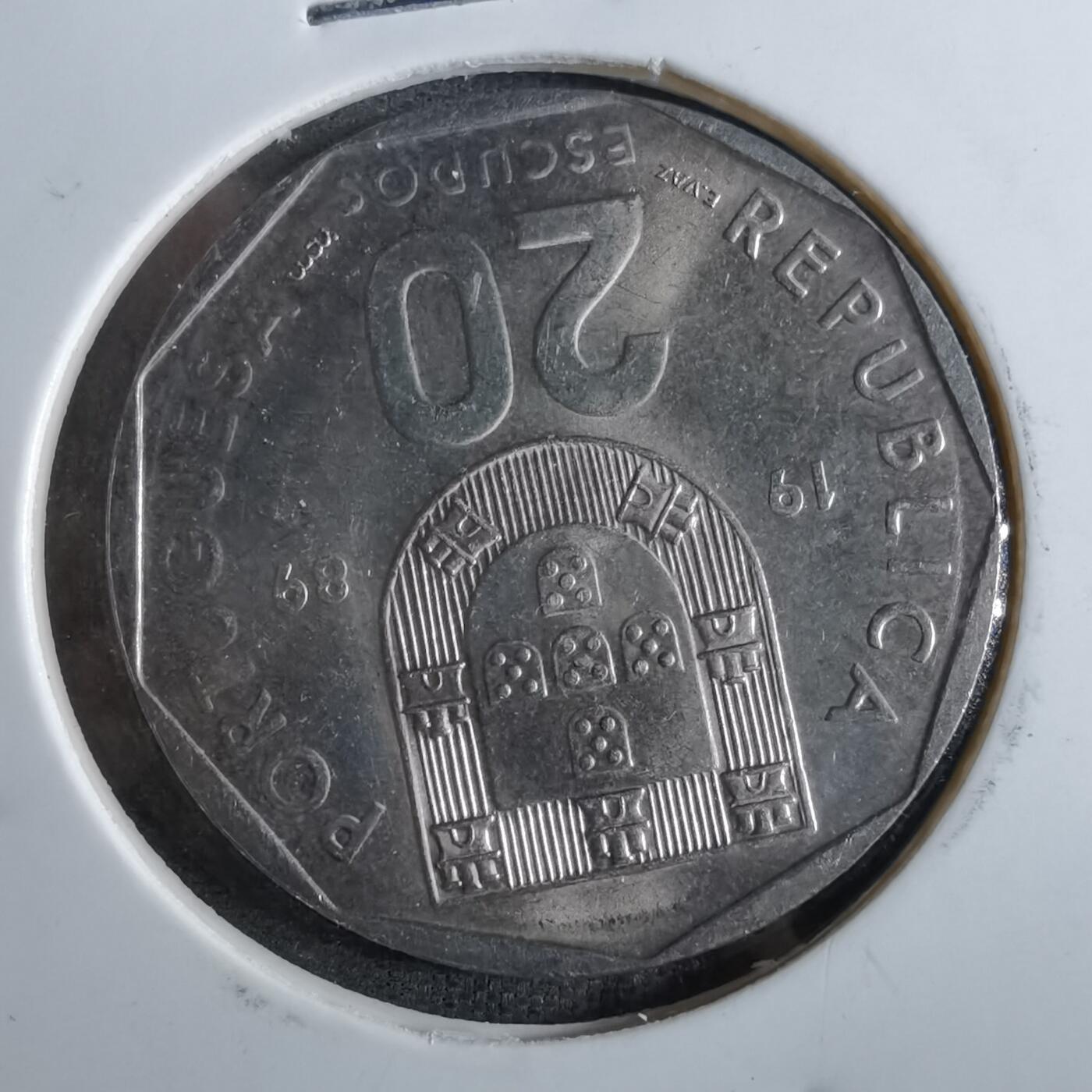 沼泽如烟--第863场 葡萄牙1989年20埃斯库多
