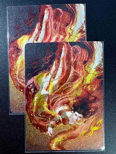 NO.12 好又多金牌大场，金戈铁马+美女如云，每周一站式配齐，方便凑单！（周6晚6点半截拍，卖家送拍0抽成！） - （妖姬传第10弹②）燎原妖姬传 刷子 火灵仙子 双服饰一对 幻彩折光
