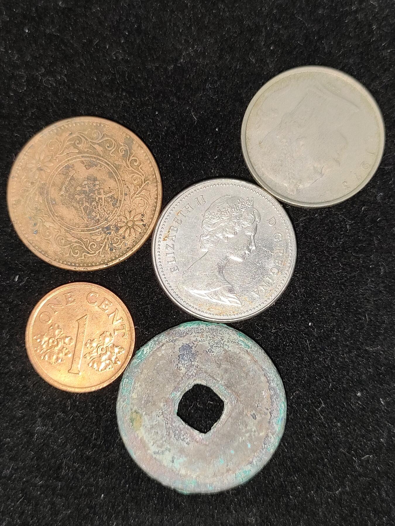 猩哥外币小铺➨【第194场】 硬币5个