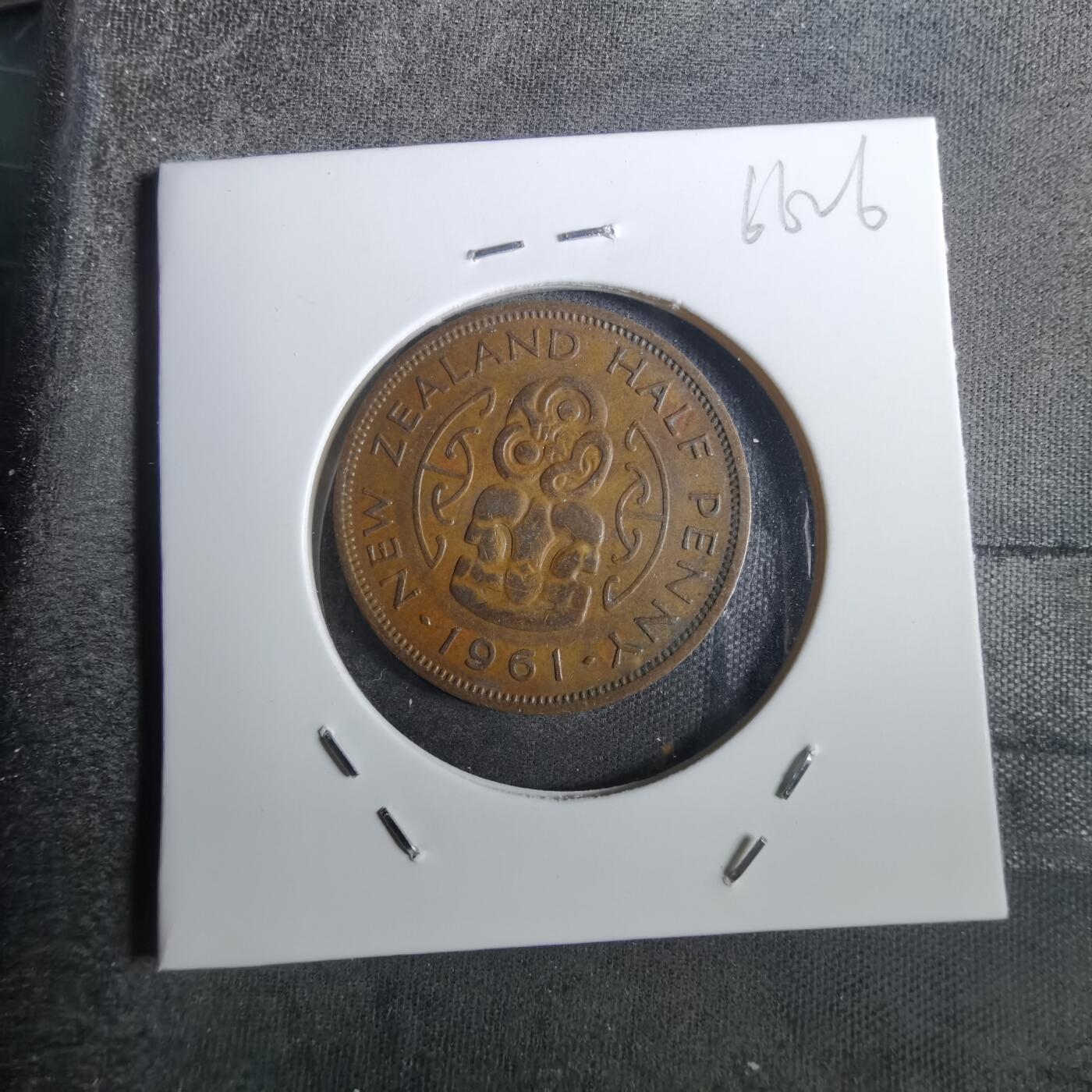 沼泽如烟--第866场 新西兰1961年半便士