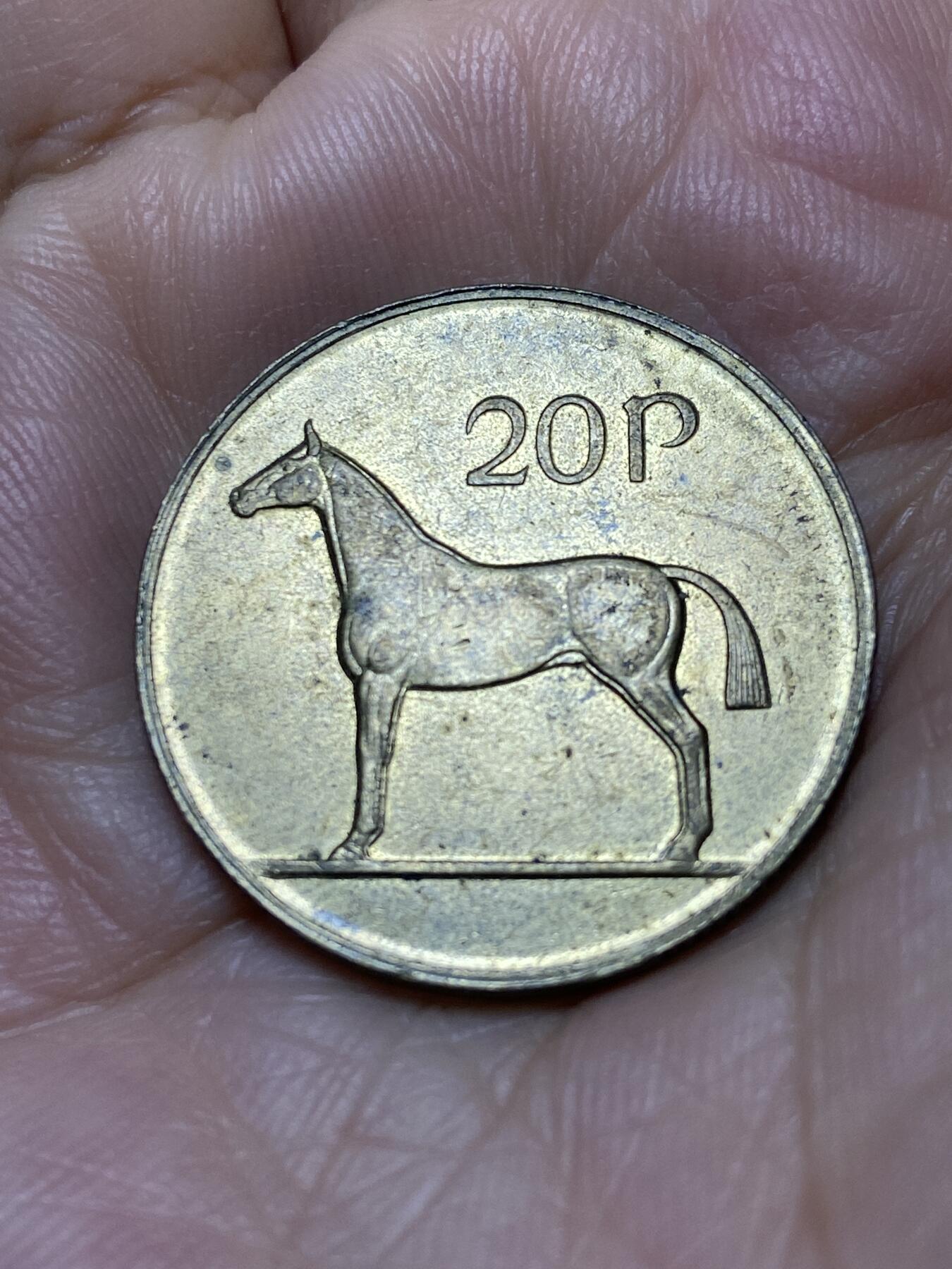 2025年第一百零五场(总第一百三十一场）外国好品散币(免佣金) 爱尔兰🇮🇪1986年20便士(共和国时期第二套)
