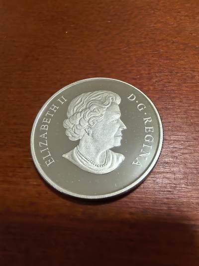 长老汇蛇年精选第五十九场拍卖  2014加拿大马年15加元精制银币，1盎司9999银