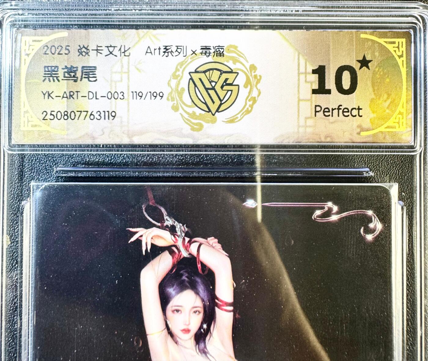 NO.12 好又多金牌大场，金戈铁马+美女如云，每周一站式配齐，方便凑单！（周6晚6点半截拍，卖家送拍0抽成！） 【119/199编】焱卡 毒瘤art系列 黑鸢尾 浮雕 10星