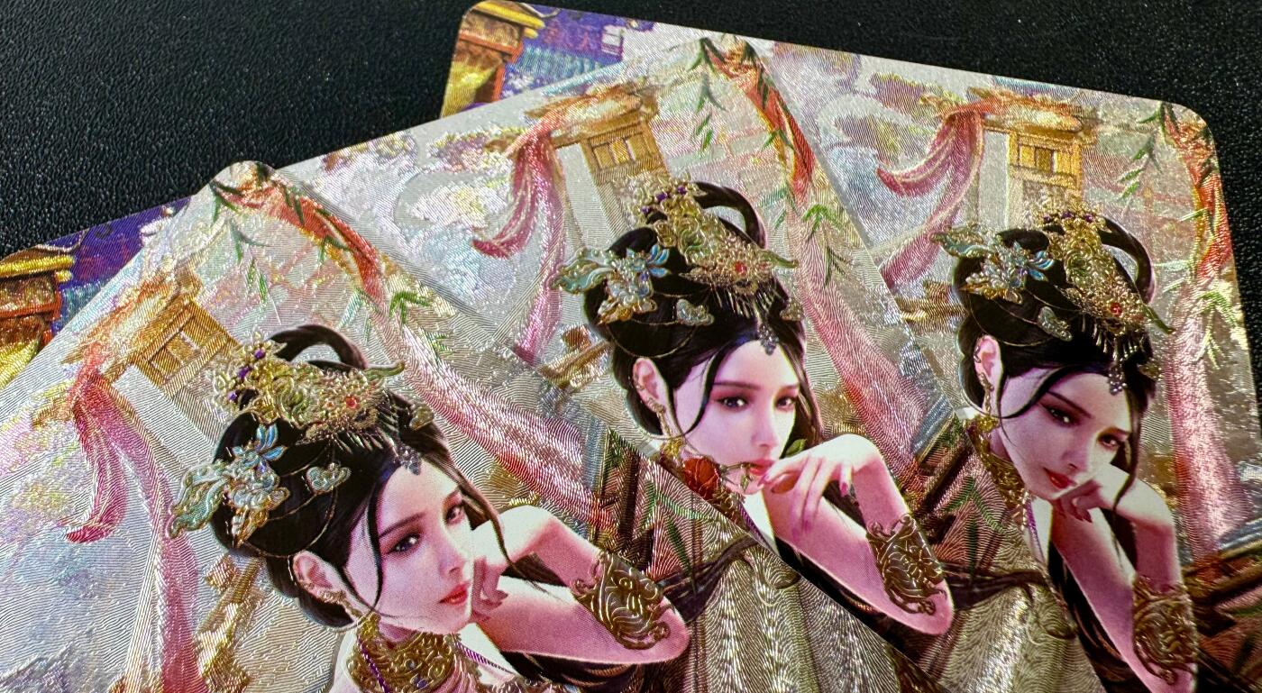NO.12 好又多金牌大场，金戈铁马+美女如云，每周一站式配齐，方便凑单！（周6晚6点半截拍，卖家送拍0抽成！） 焱卡 巴丁 绝色绘卷 三渐变 西施 浮雕粗闪3张