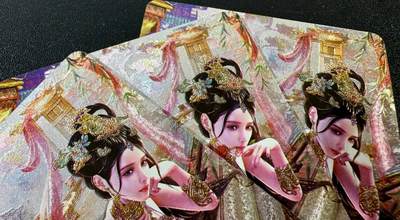 NO.12 好又多金牌大场，金戈铁马+美女如云，每周一站式配齐，方便凑单！（周6晚6点半截拍，卖家送拍0抽成！） - 焱卡 巴丁 绝色绘卷 三渐变 西施 浮雕粗闪3张