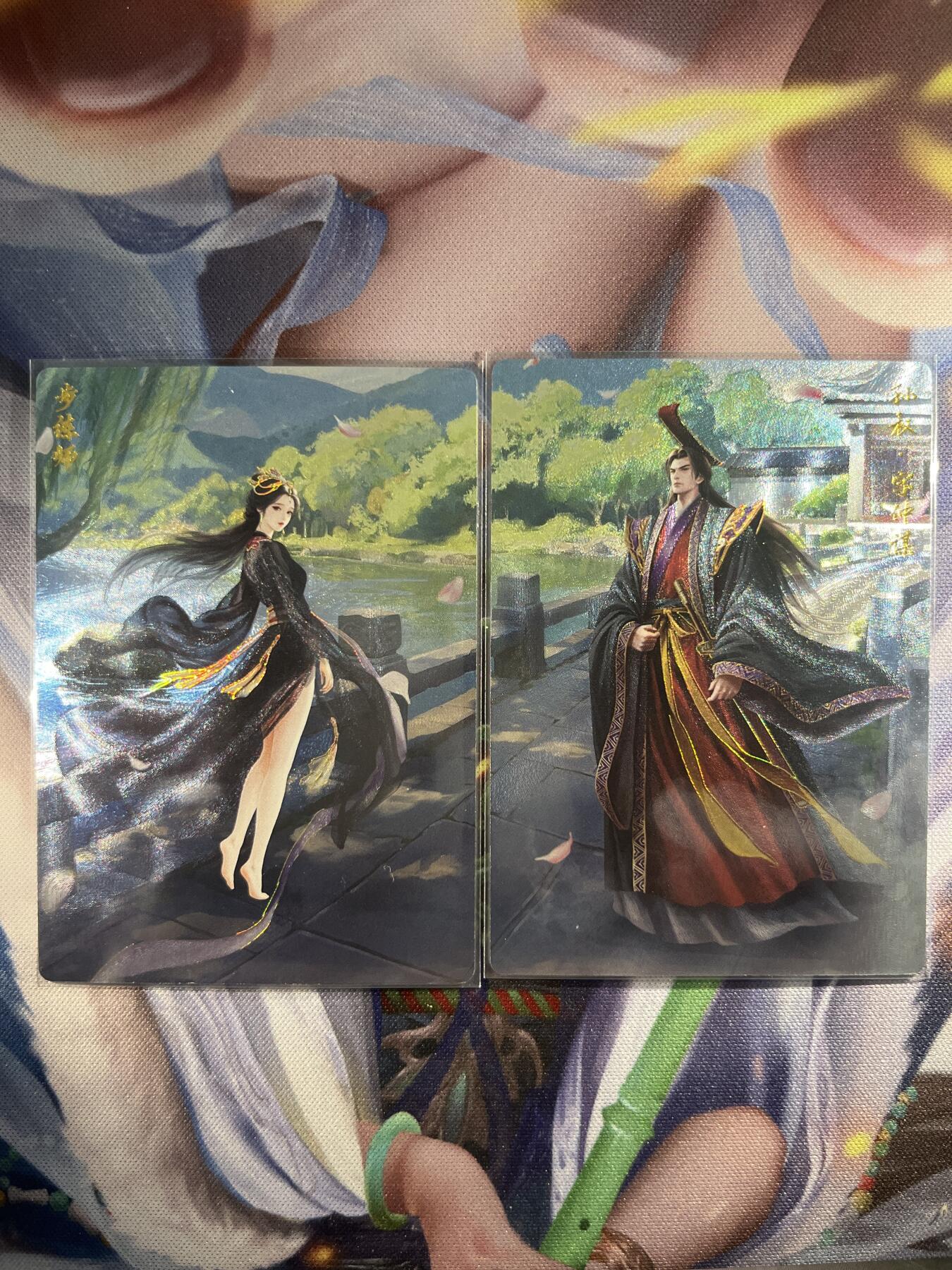 截拍（收拍品免费放盘）范特卡 燎原 卡得曼 【浮雕折光一对】步练师、孙权 轩辕春秋&锦绣三国