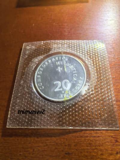 长老汇蛇年精选第五十九场拍卖 2015瑞士体育活动霍努森20法郎银币，20克835银，3.5万枚