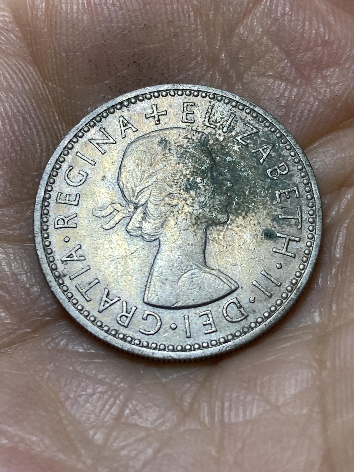 2025年第一百零五场(总第一百三十一场）外国好品散币(免佣金) 英国🇬🇧1962年1先令(伊丽莎白二世青年桂冠，第二版英格兰盾徽版)