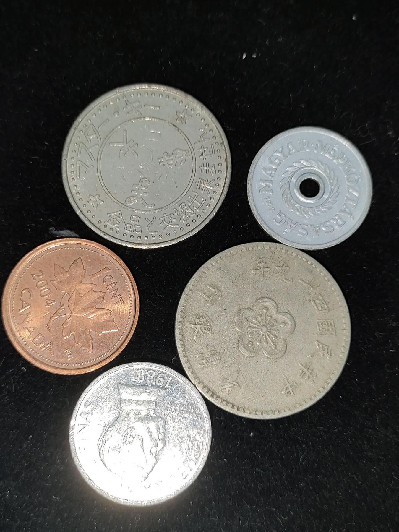 猩哥外币小铺➨【第194场】 硬币5个