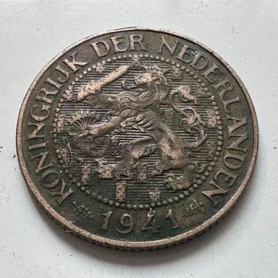 🌹外币初藏🌹🐯2025年第112场  每周二四六晚8️⃣点 接代拍 - 荷兰1941年一分