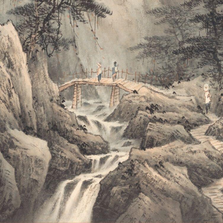 名家名画（装饰画）专场 云卷千峰集董希源山水画卷轴画