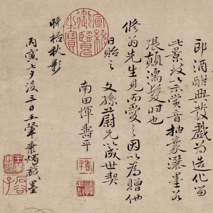 听雨轩 杂相专场（1） 王翚晚梧秋影图