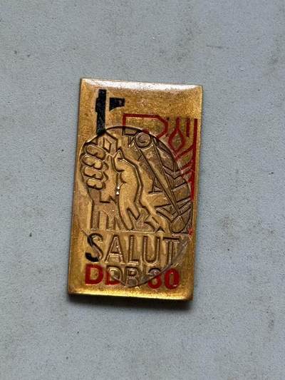 盛世勋华——号角文化勋章邮票专场拍卖第286期 - 东德建国30周年纪念徽章