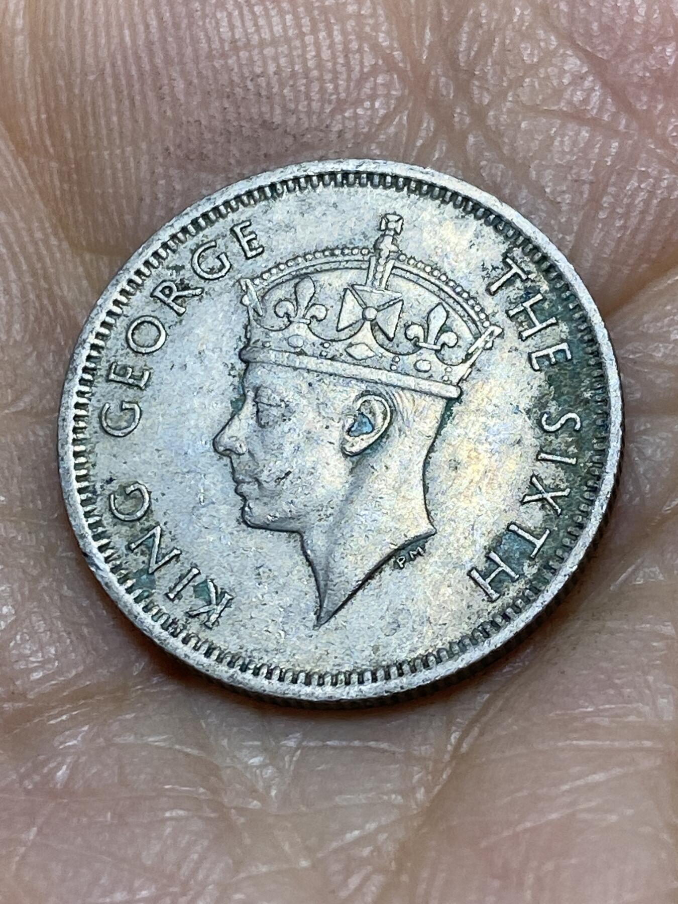 2025年第一百零五场(总第一百三十一场）外国好品散币(免佣金) 英属马来亚1948年10分(乔治六世第三版，首发年仅发行3年)