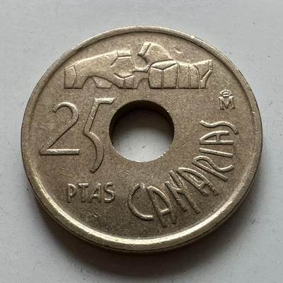 🌹外币初藏🌹🐯2025年第112场  每周二四六晚8️⃣点 接代拍 - 西班牙1994年25比塞塔