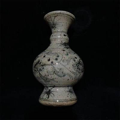 旧陶瓷专场 - 青花赏瓶 18*11cm