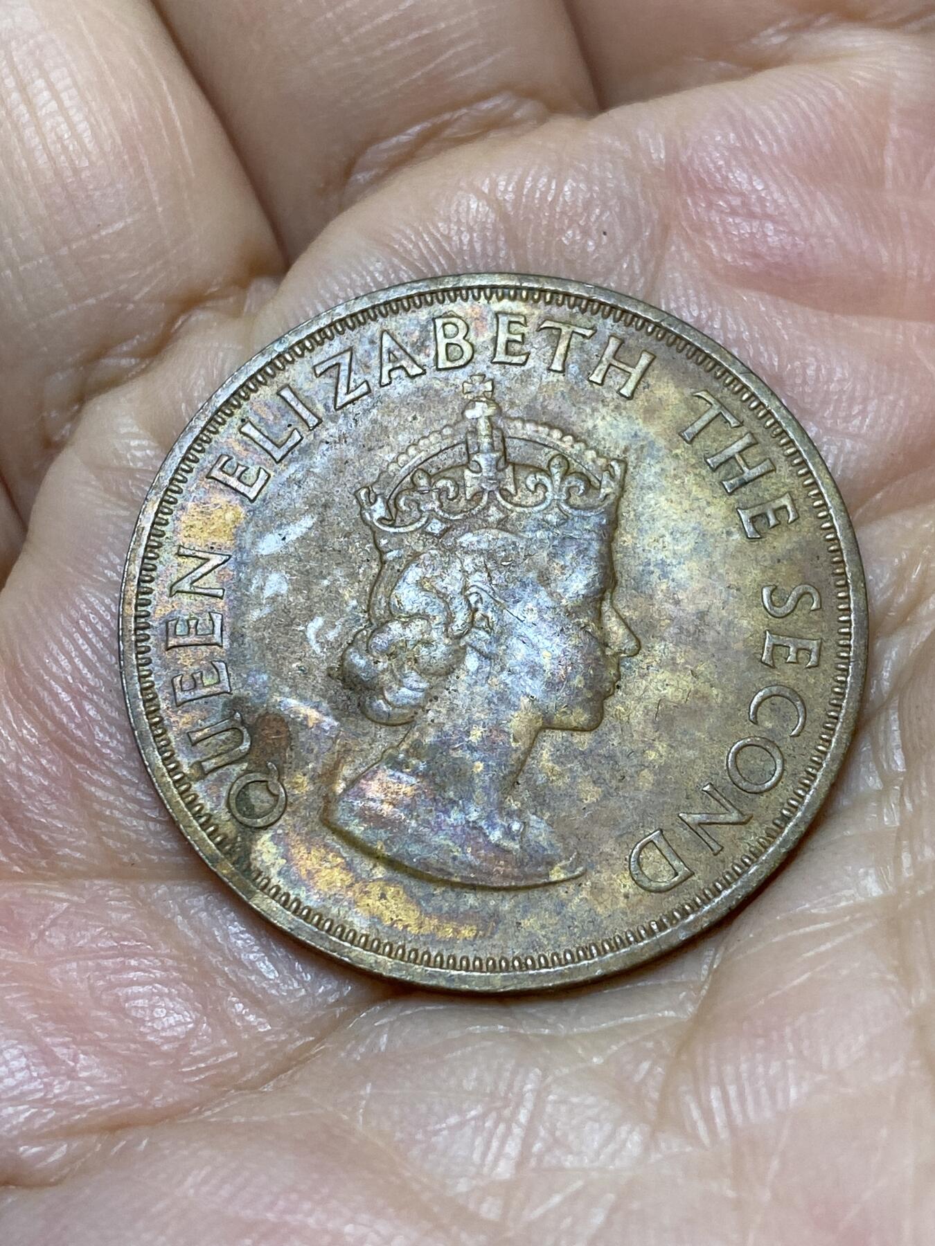 2025年第一百零五场(总第一百三十一场）外国好品散币(免佣金) 英属泽西岛🇯🇪1964年1/12先令(伊丽莎白二世青年带冠，关门年仅发行2年)