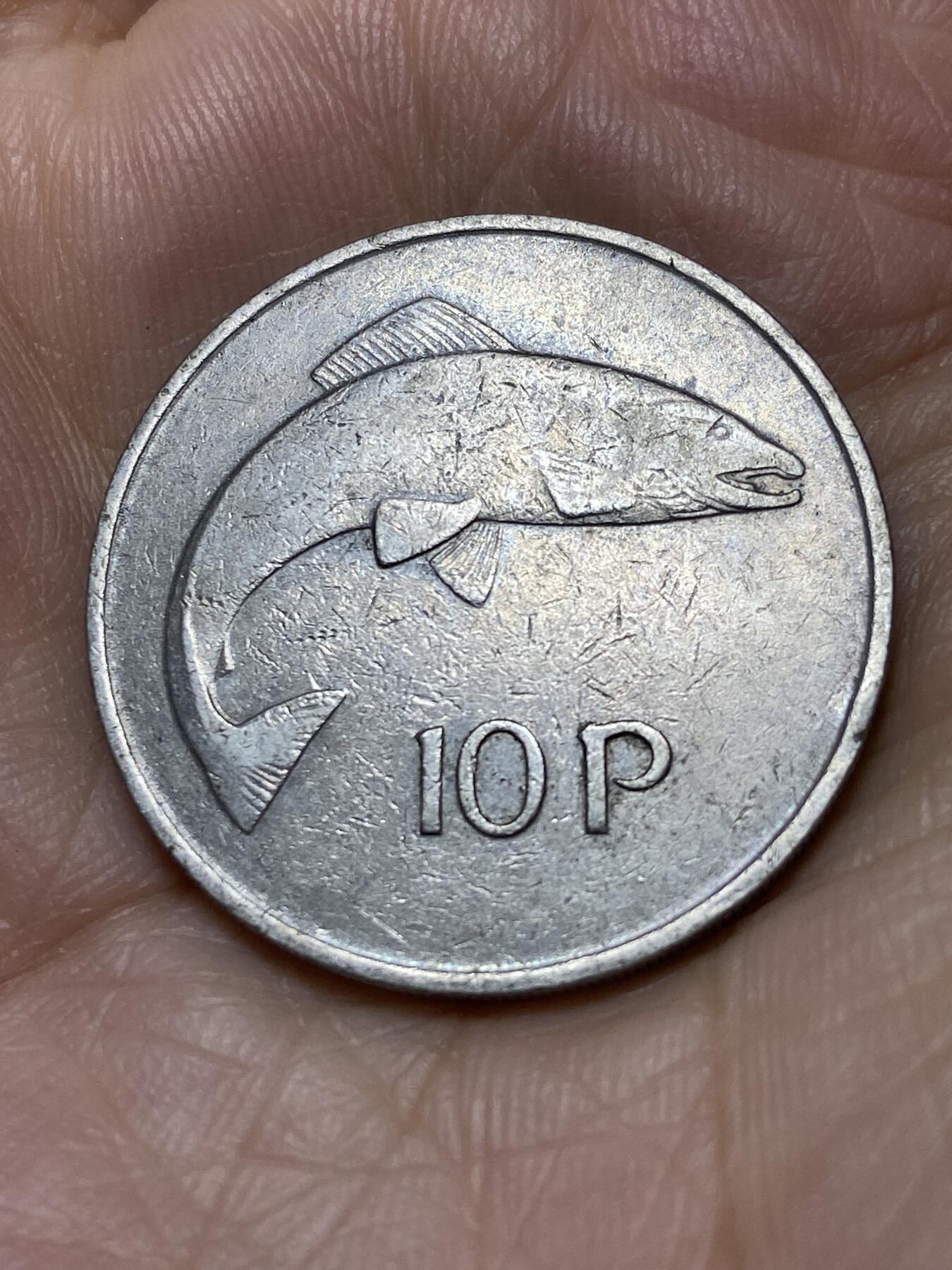 2025年第一百零五场(总第一百三十一场）外国好品散币(免佣金) 爱尔兰🇮🇪1974年10便士(共和国时期第二套第一版)