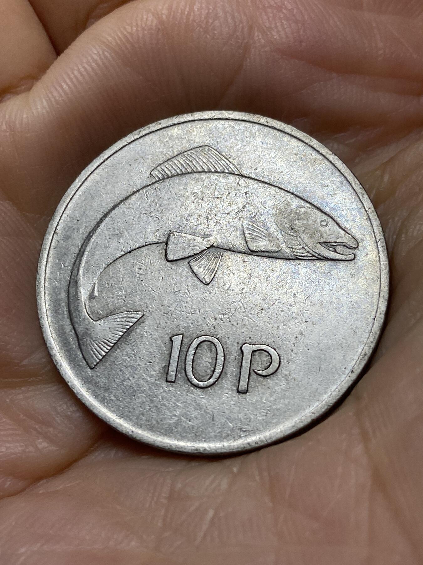 2025年第一百零五场(总第一百三十一场）外国好品散币(免佣金) 爱尔兰🇮🇪1976年10便士(共和国时期第二套第一版)
