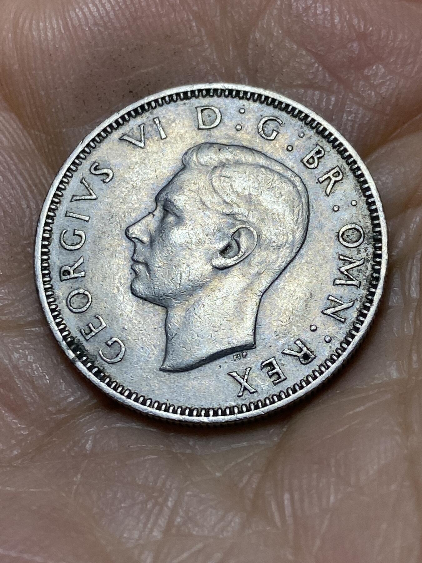 2025年第一百零五场(总第一百三十一场）外国好品散币(免佣金) 英国🇬🇧1948年1先令(乔治六世第二版，苏格兰坐狮版，关门年仅发行2年)