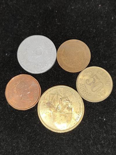 猩哥外币小铺➨【第194场】 - 硬币5个
