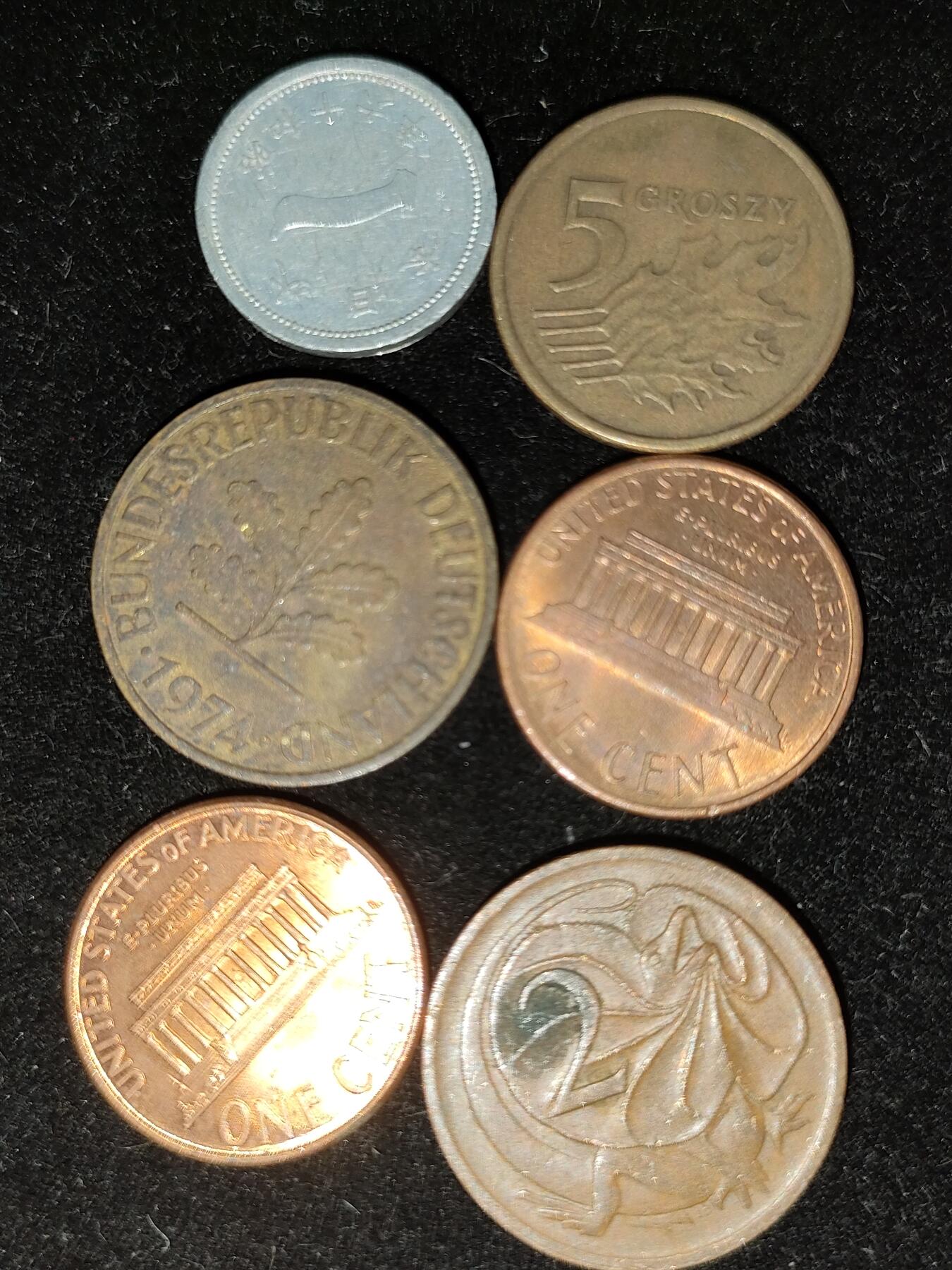 猩哥外币小铺➨【第194场】 硬币6个