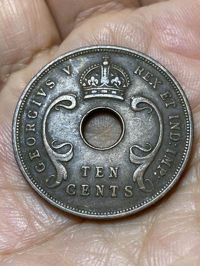 2025年第一百零五场(总第一百三十一场）外国好品散币(免佣金) - 英属东非1933年10分(乔治五世时期)