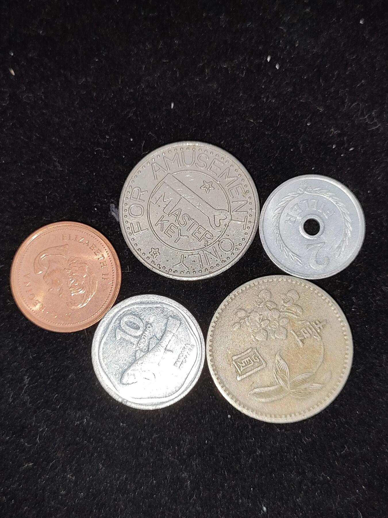 猩哥外币小铺➨【第194场】 硬币5个
