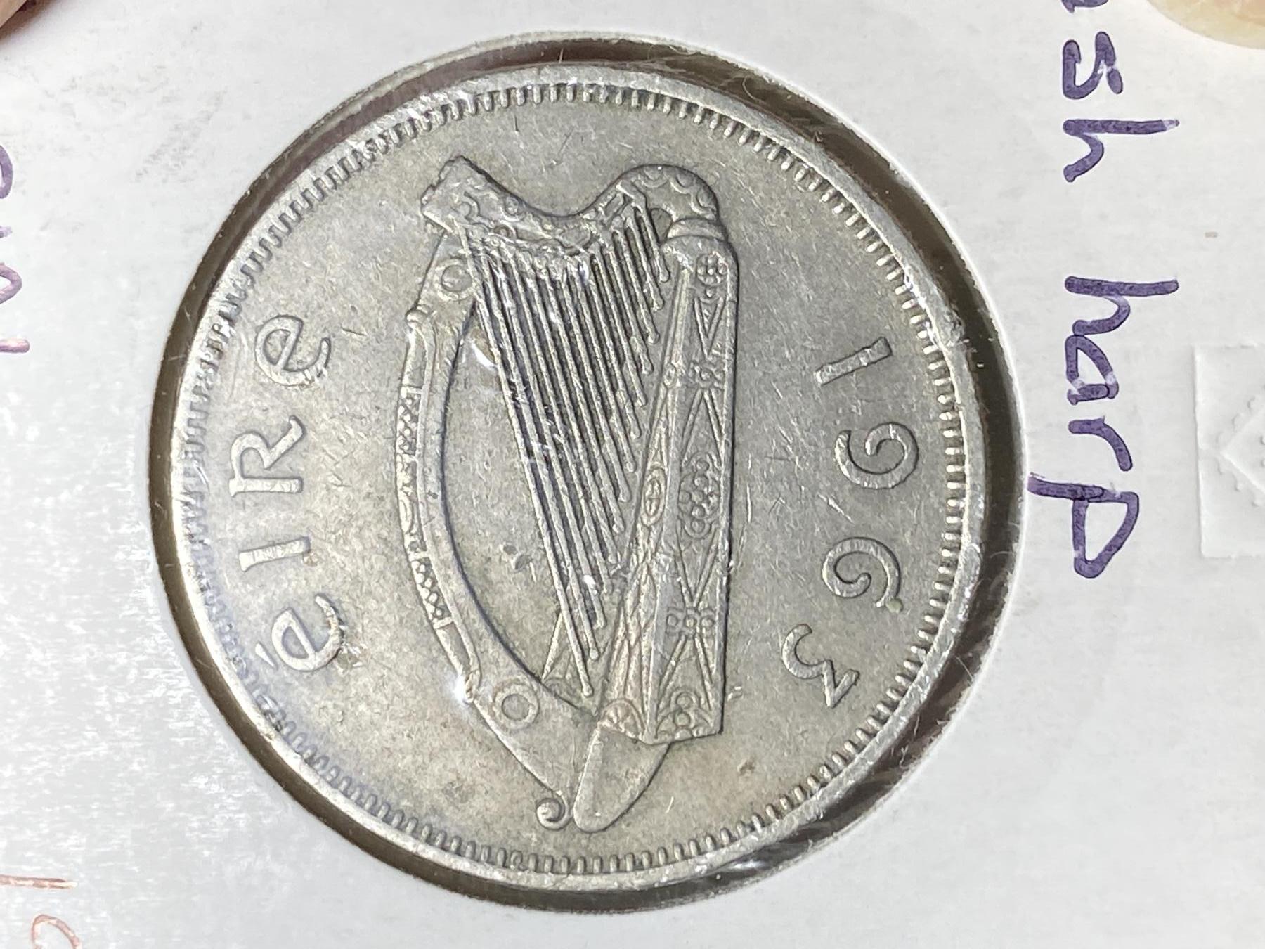 2025年第一百零六场(总第一百三十二场）外国好品散币(免佣金) 爱尔兰🇮🇪1963年2便士(共和国时期第一套第二版)