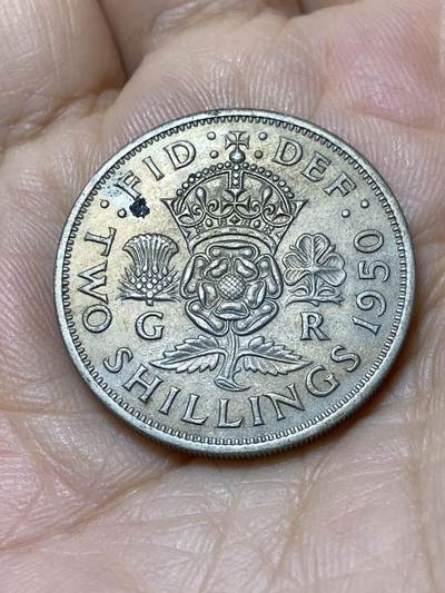 2025年第一百零六场(总第一百三十二场）外国好品散币(免佣金) - 英国🇬🇧1950年2先令(乔治六世第三版)