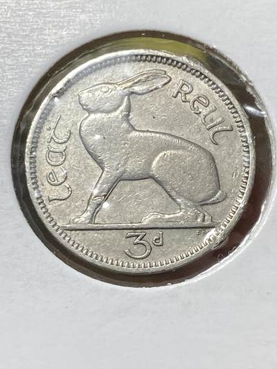 2025年第一百零六场(总第一百三十二场）外国好品散币(免佣金) - 爱尔兰🇮🇪1962年3便士(共和国时期第一套第二版)