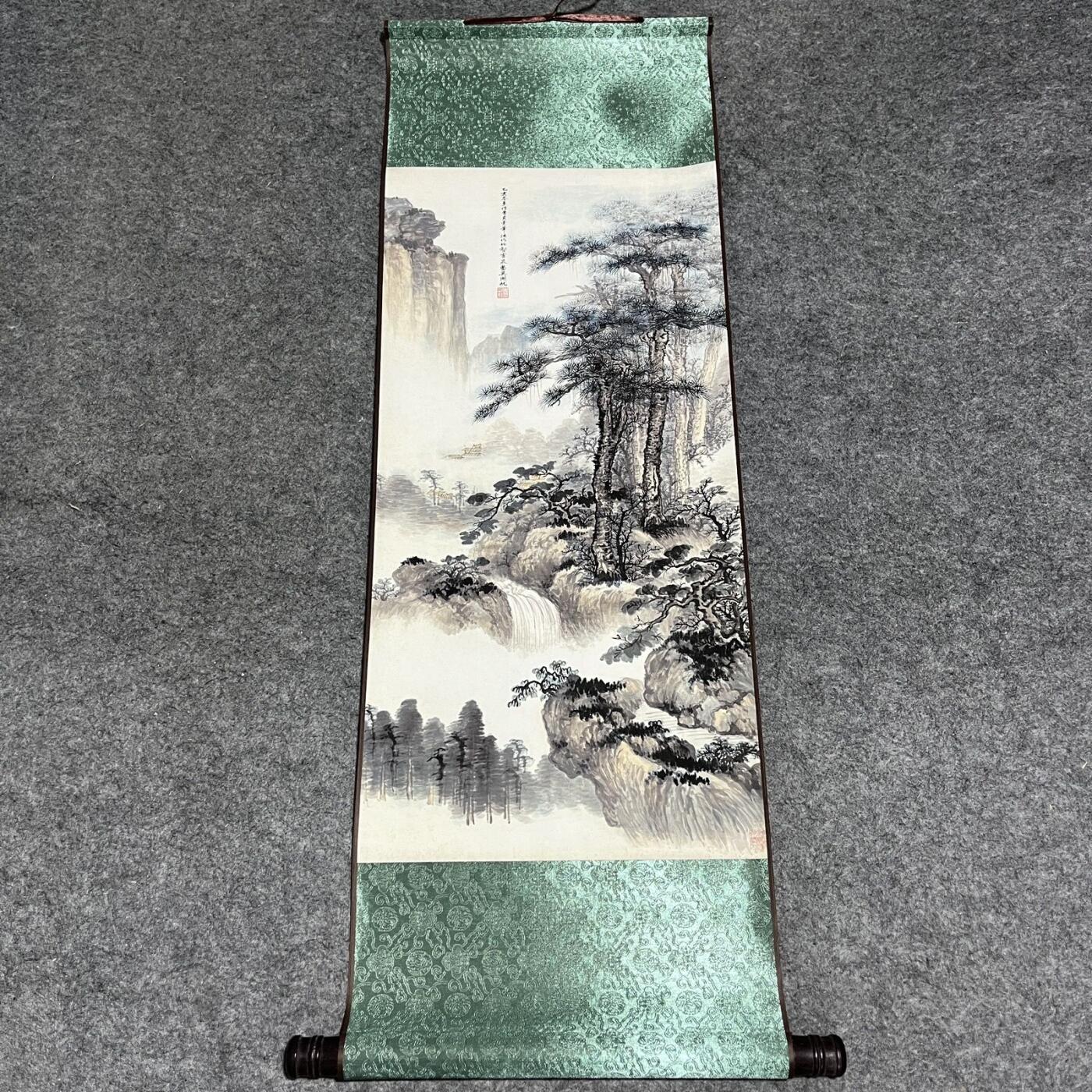听雨轩 杂相专场（1） 吴湖帆松壑云泉图 山水画卷轴
