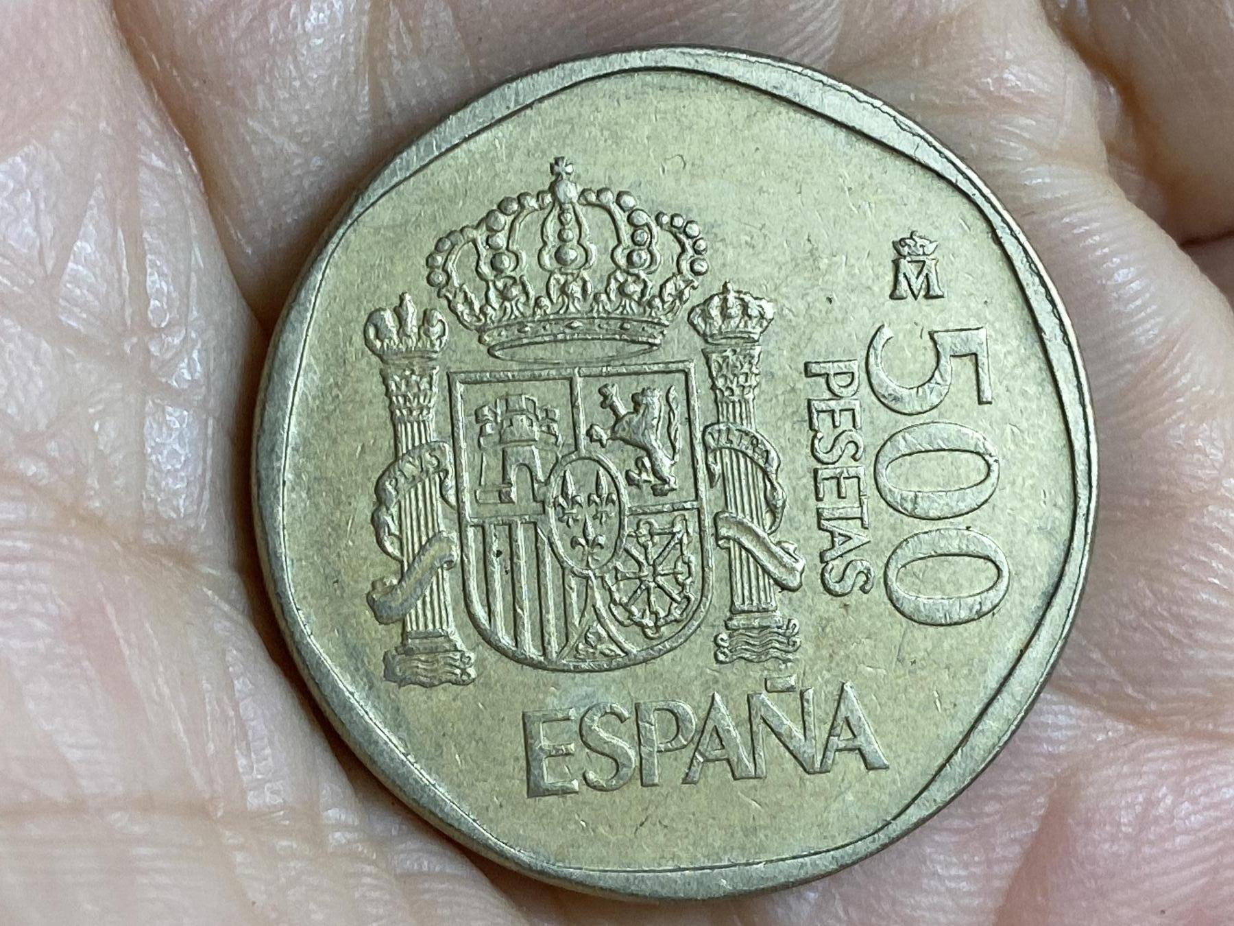 2025年第一百零六场(总第一百三十二场）外国好品散币(免佣金) 西班牙🇪🇸1989年500比塞塔(第一版，无防伪标版)