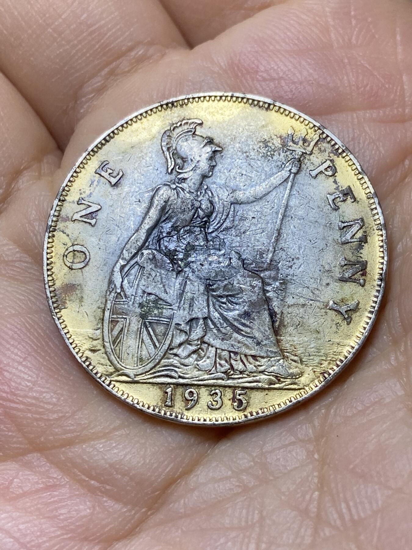 2025年第一百零六场(总第一百三十二场）外国好品散币(免佣金) 英国🇬🇧1935年1便士(乔治五世第三版)