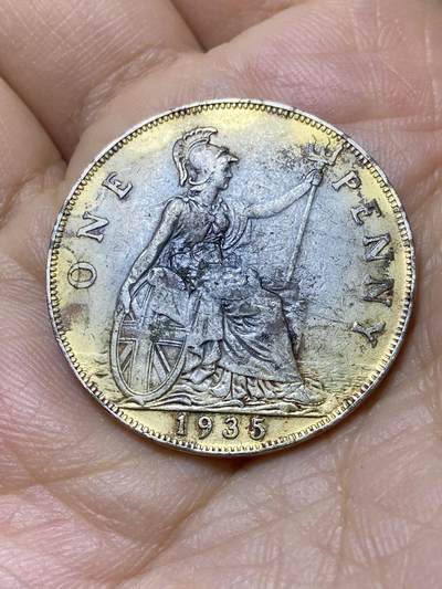 2025年第一百零六场(总第一百三十二场）外国好品散币(免佣金) - 英国🇬🇧1935年1便士(乔治五世第三版)