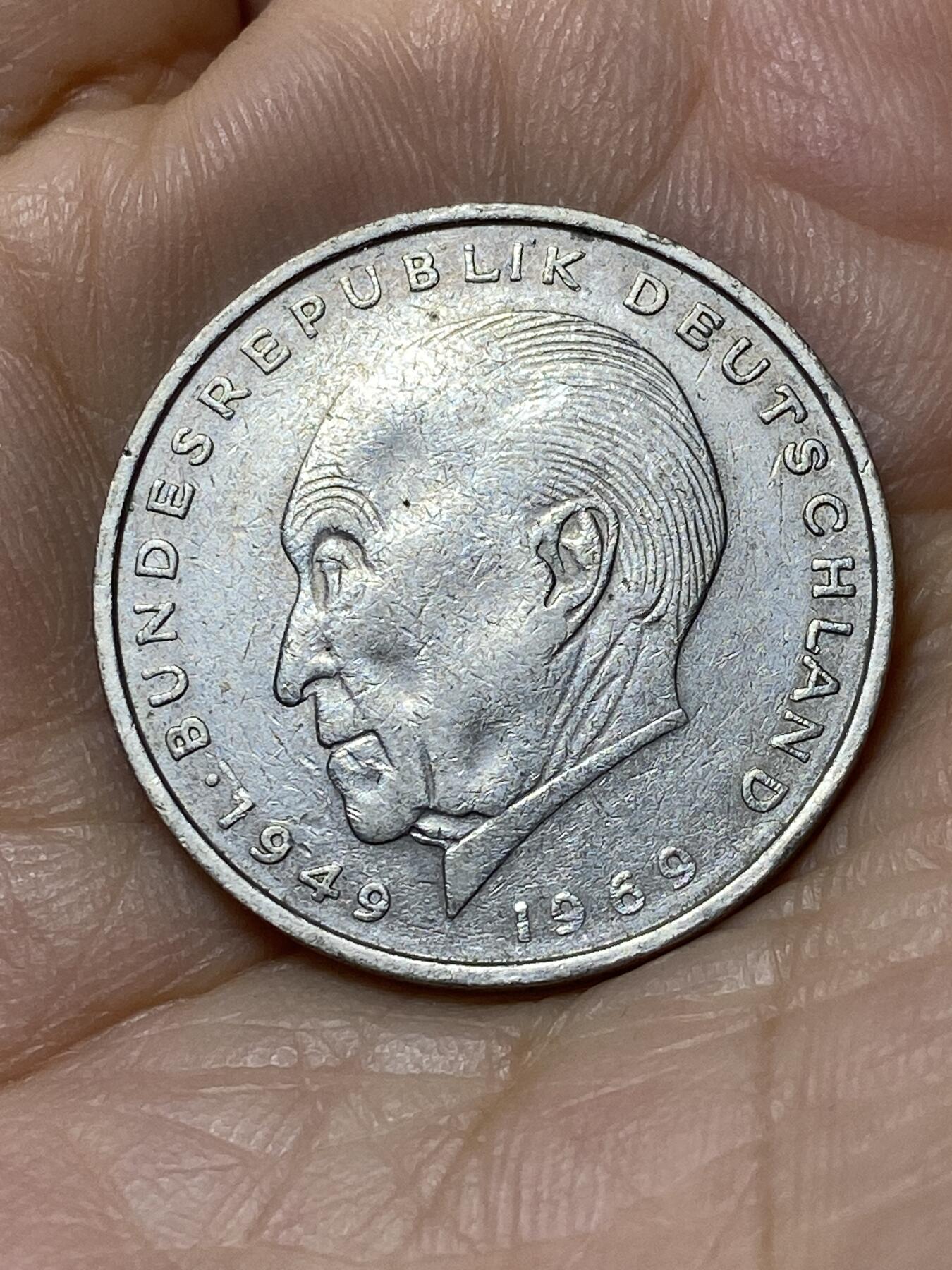 2025年第一百零六场(总第一百三十二场）外国好品散币(免佣金) 德国🇩🇪1975年2马克(D标，慕尼黑造)