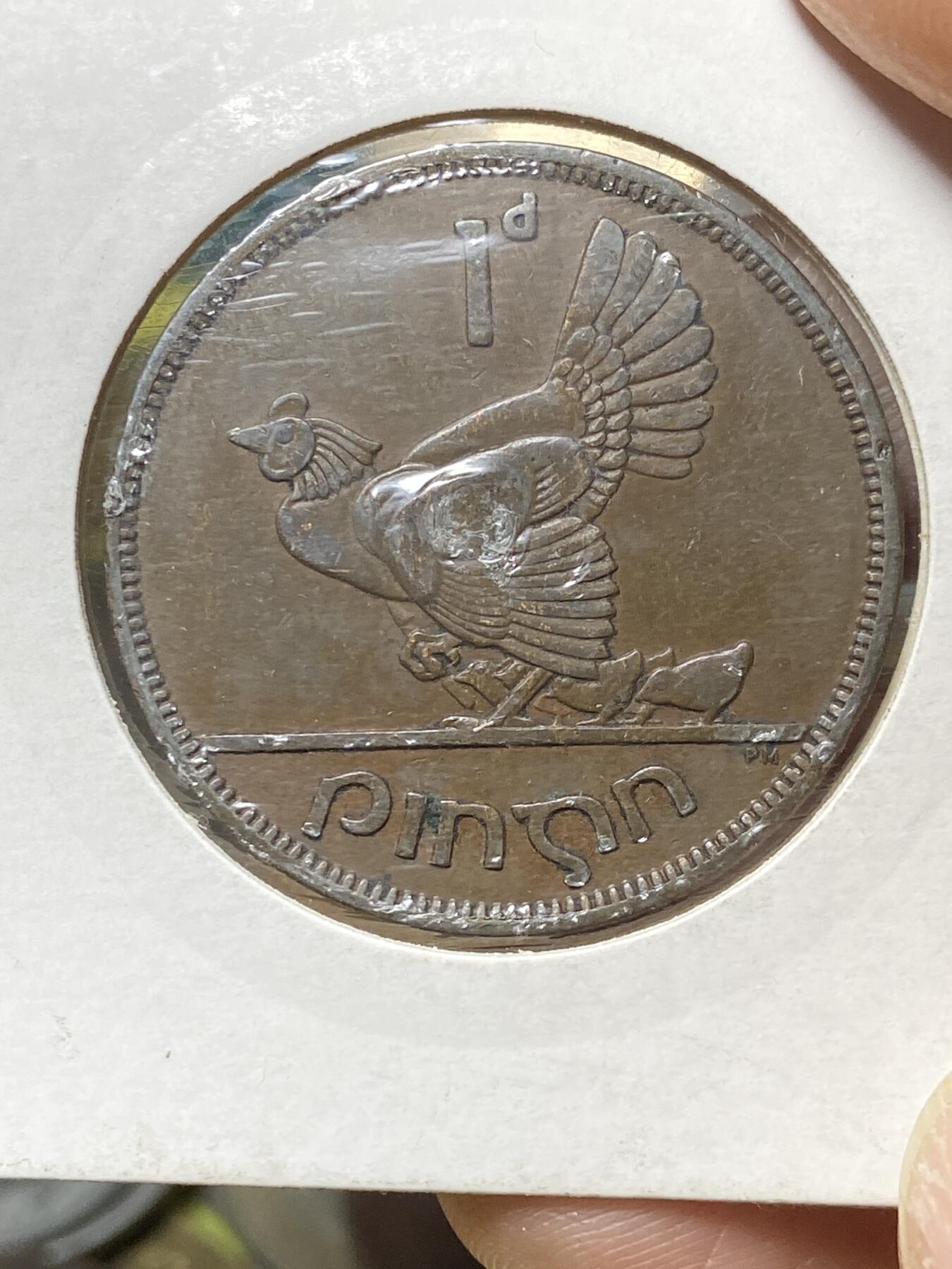 2025年第一百零六场(总第一百三十二场）外国好品散币(免佣金) 爱尔兰🇮🇪1946年1便士(共和国时期第一套)