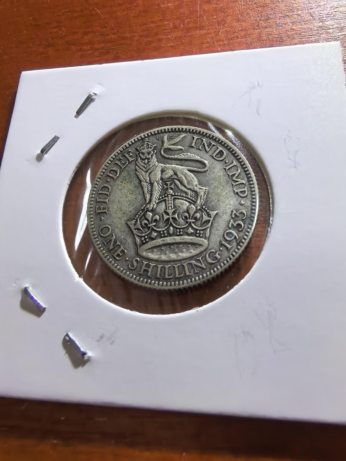 长老汇蛇年精选第五十九场拍卖 1933英国乔治五世1先令银币，5.66克500银