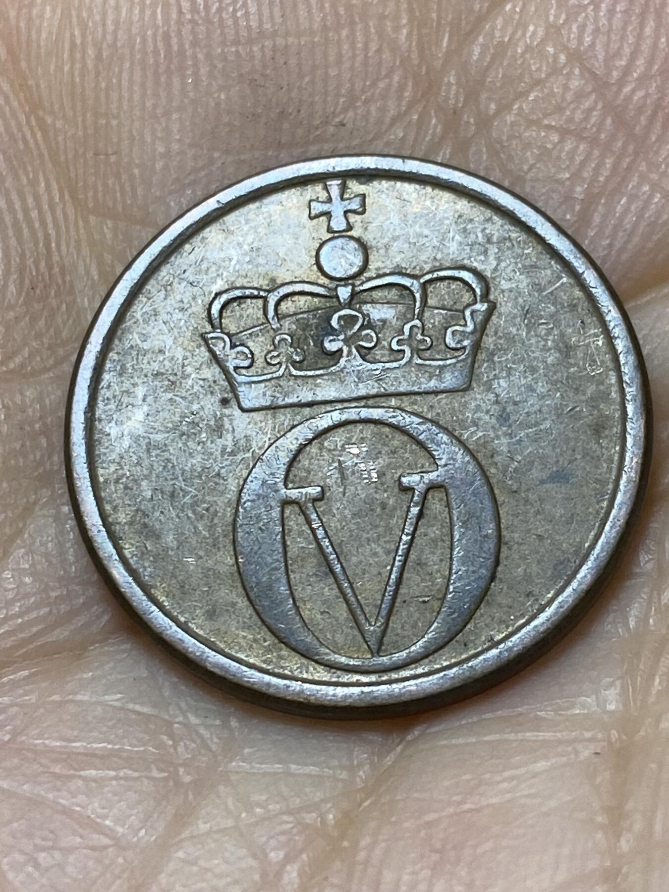 2025年第一百零六场(总第一百三十二场）外国好品散币(免佣金) 挪威🇳🇴1959年2欧尔(奥拉夫五世第一套第二版首发年)