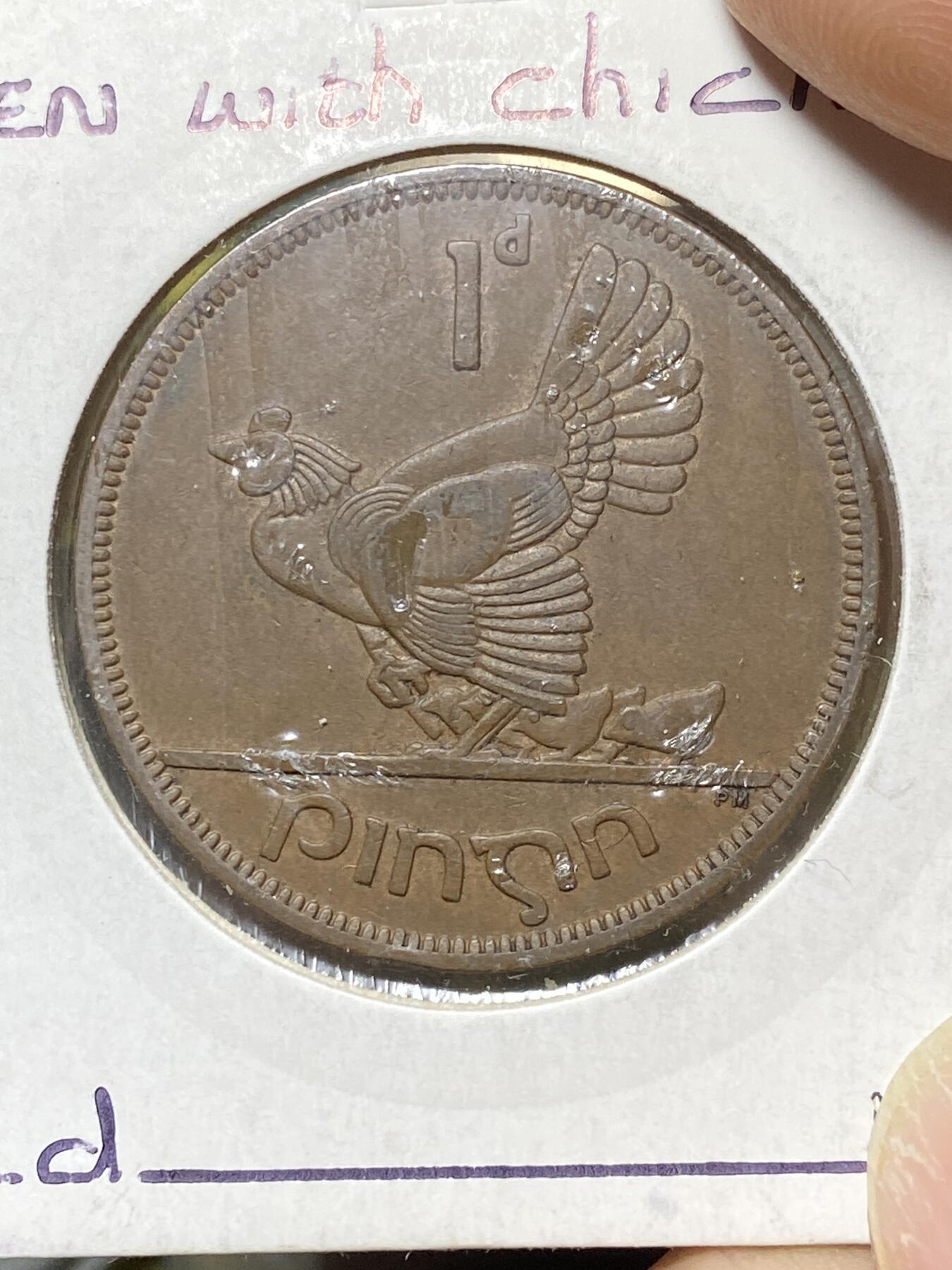2025年第一百零六场(总第一百三十二场）外国好品散币(免佣金) 爱尔兰🇮🇪1950年1便士(共和国时期第一套)