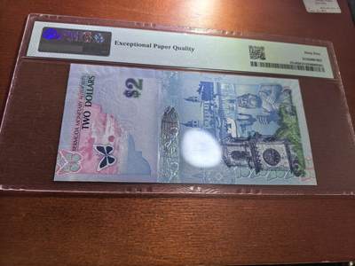 长老汇蛇年精选第五十九场拍卖 2009百慕大2镑纸钞，PMG 65