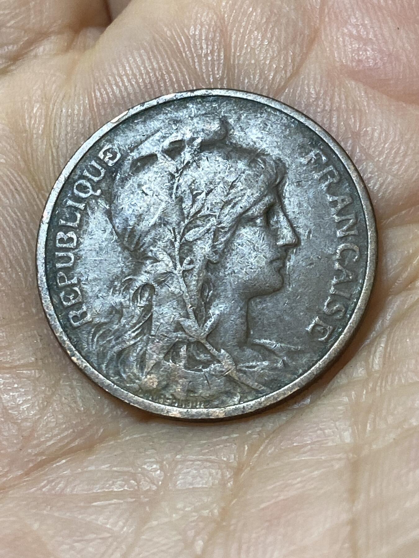2025年第一百零六场(总第一百三十二场）外国好品散币(免佣金) 法国🇫🇷1916年5生丁