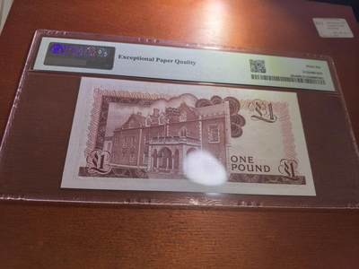 长老汇蛇年精选第五十九场拍卖 1988直布罗陀1镑纸钞，PMG 66