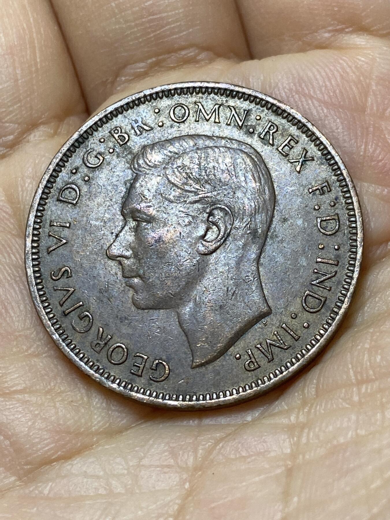 2025年第一百零六场(总第一百三十二场）外国好品散币(免佣金) 英国🇬🇧1945年1便士(乔治六世第一版)